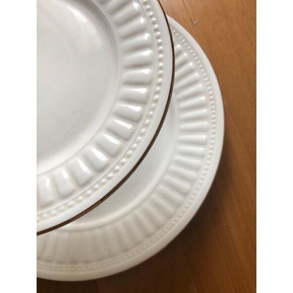 vintage cupcake stand majesticware by oneida athena gold trim - Picture 2 of 4